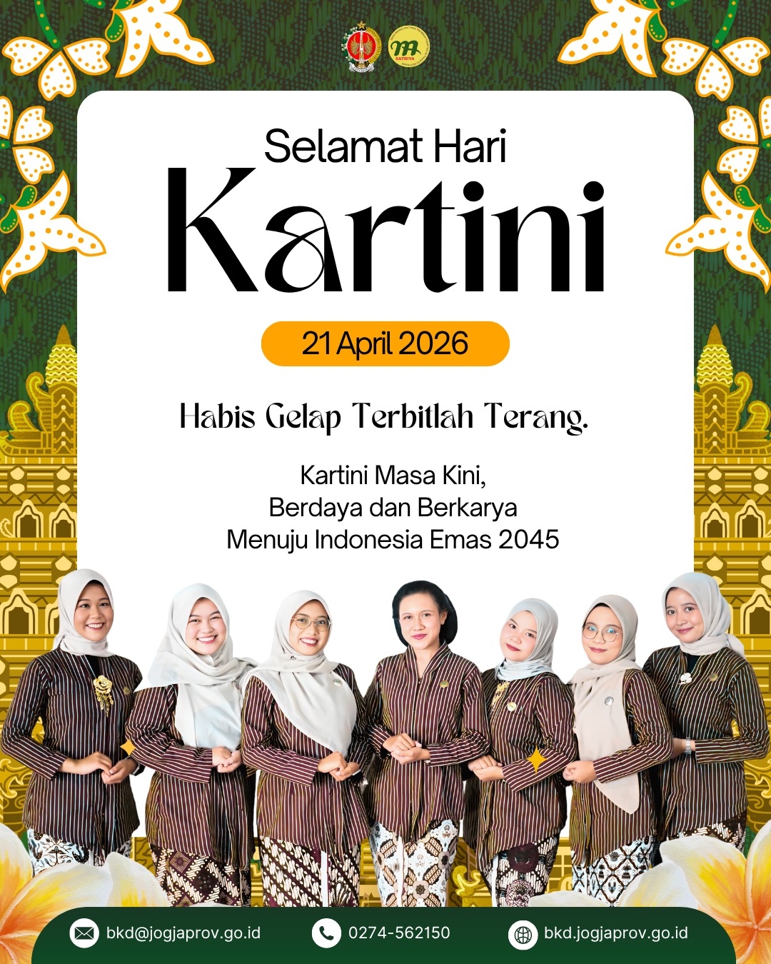 Meneladani Semangat Ra Kartini :  Asn Bergerak Kesetaraan Dan Profesionalisme