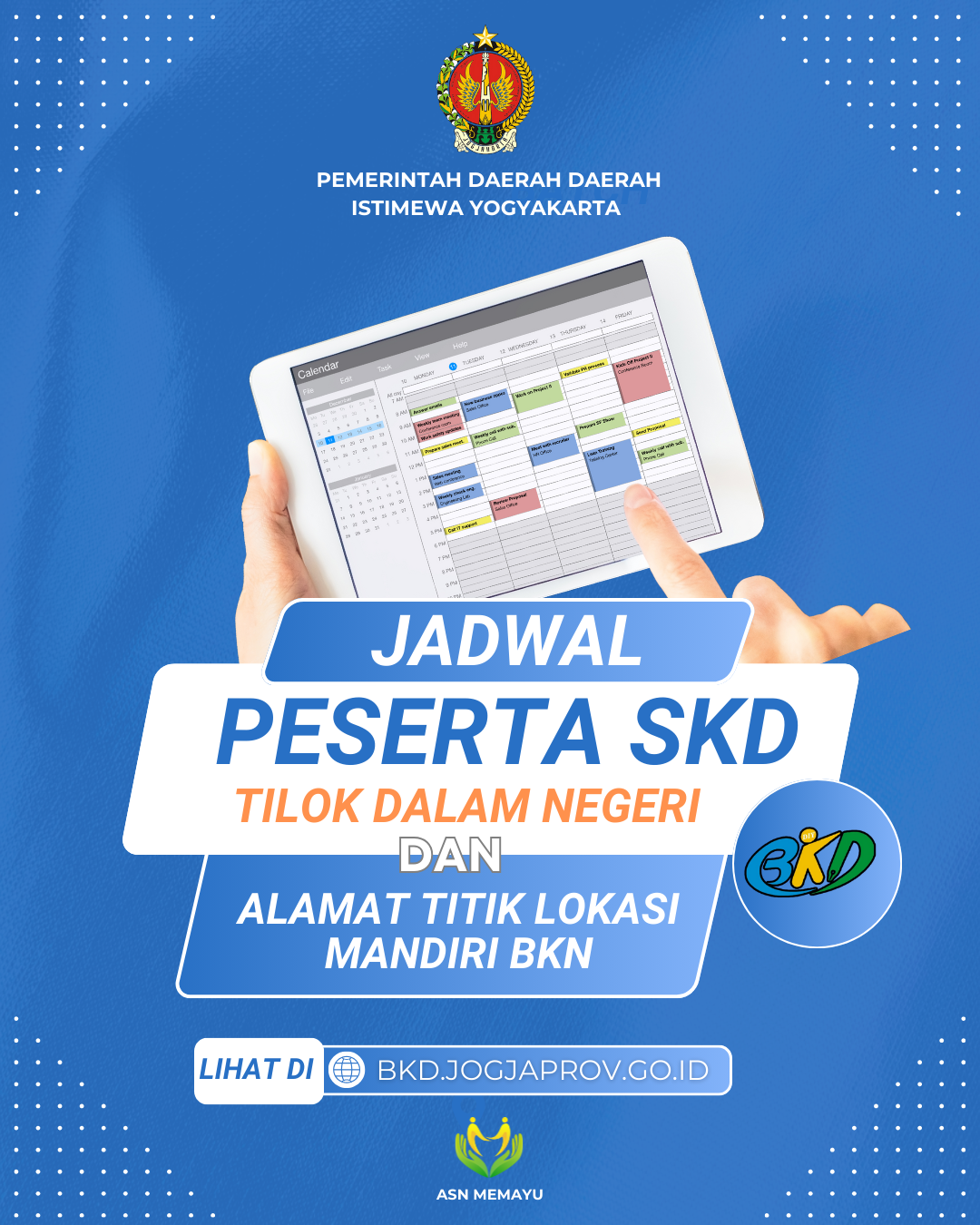 Pengumuman Jadwal Peserta Seleksi Kompetensi Dasar Titik Lokasi Dalam Negeri