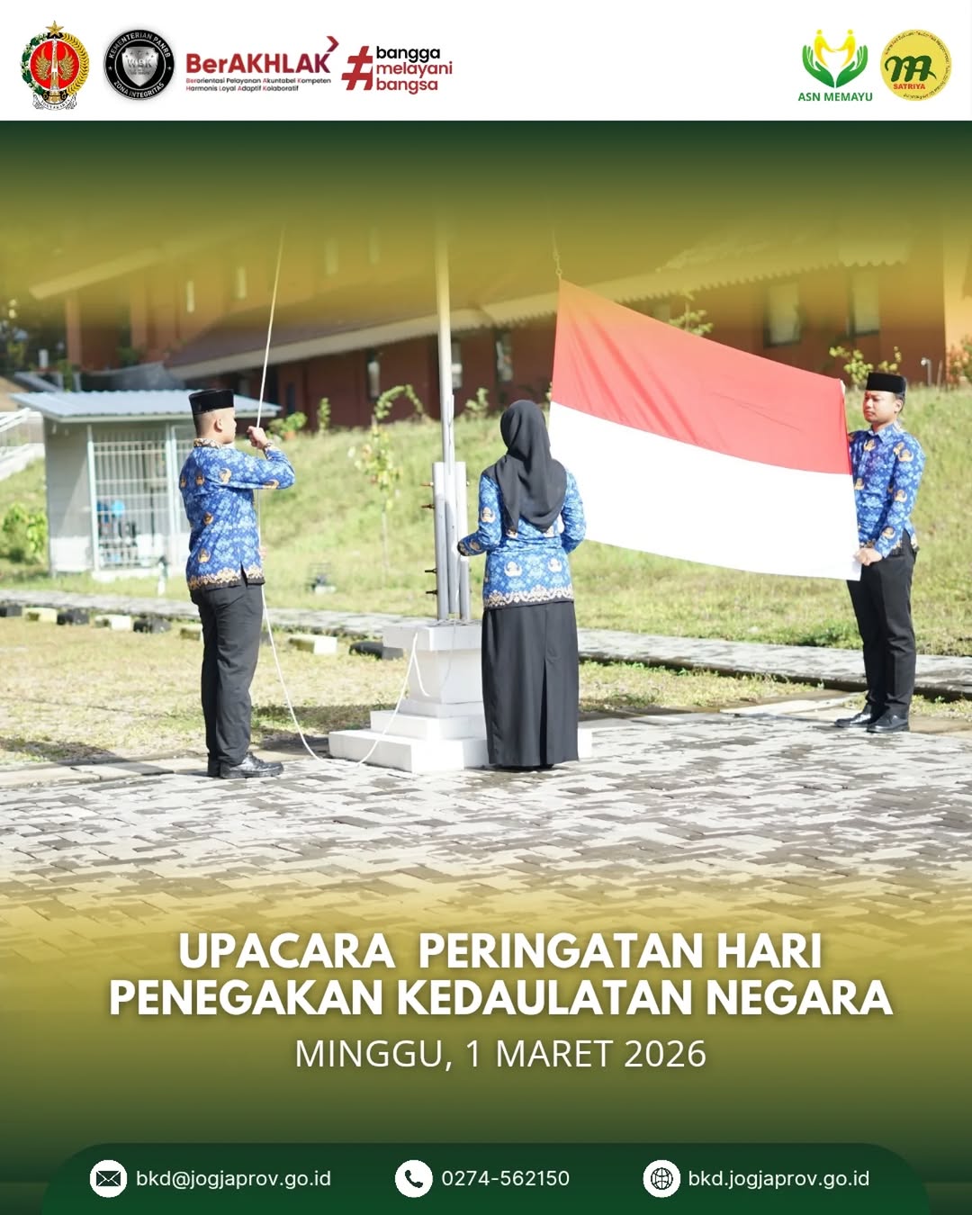 Peringatan HPKN 2026: BKD DIY Teguhkan Semangat Pengabdian Lewat Keteladanan Sejarah